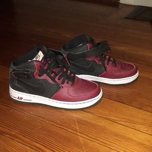 High top nike air forces